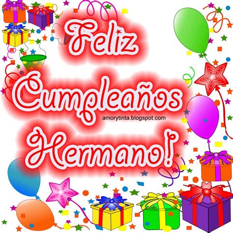 divertido feliz cumpleaños hermano